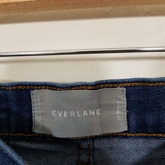 Everlane Skinny Jeans Stretch Blue Size 24 - Picture 3 of 6
